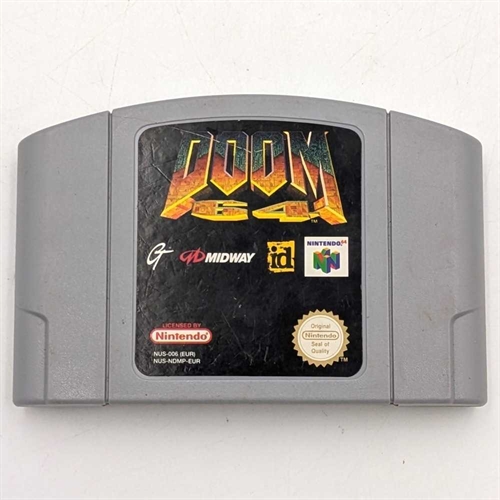 Doom 64 - Cartridge - Nintendo 64 - (EUR) (B Grade) (Genbrug)